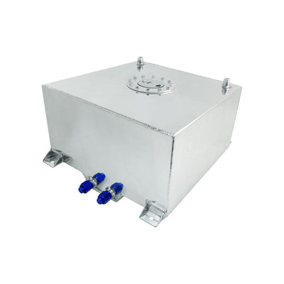 40 Litre / 10 Gallon Fuel Cell Polished Aluminium with Billet Cap