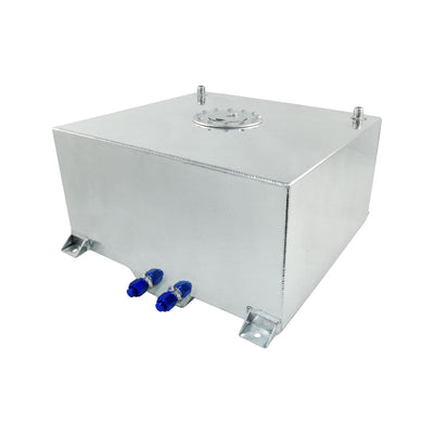 60 Litre / 15 Gallon Fuel Cell Polished Aluminium with Billet Cap