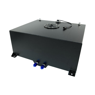 80 Litre / 20 Gallon Fuel Cell Black Powder Coated Aluminium With Sender