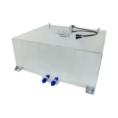 80 LITRE / 20 GALLON FUEL CELL POLISHED 3mm ALUMINIUM WITH SENDER & BILLET CAP