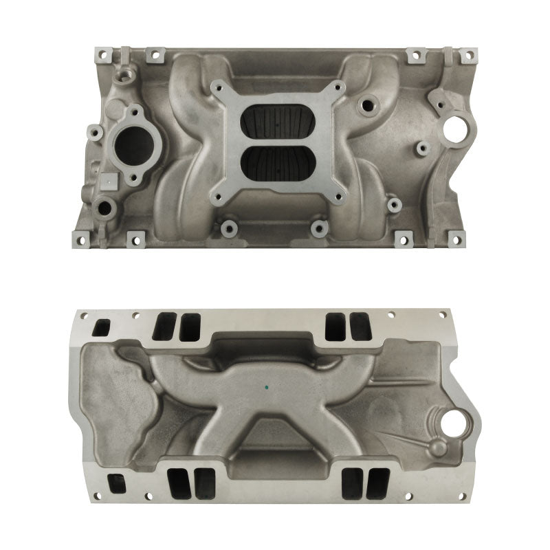 Cyclone Vortec Head SB Chev Dual-Plane Intake Manifold, EGR, Street ...