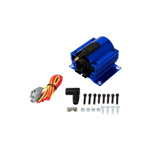 Pro Series 50,000 Volt High Performance E-Core Remote Ignition Coil - Blue