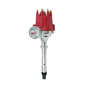 SB/BB Chev V8 350 454 Pro Billet Ready To Run Distributor - Red Cap