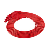 8.5mm Universal Ignition Wires/Leads With Straight/180° Plug Boots - Red