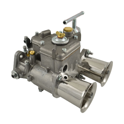 45 DCOE Weber Style Carburettor (5 Progression Holes) with Chrome Ram Tubes