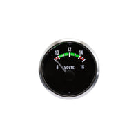 Depo Racing Volt Gauge 52mm 90° Sweep Polished Stainless Steel Bezel