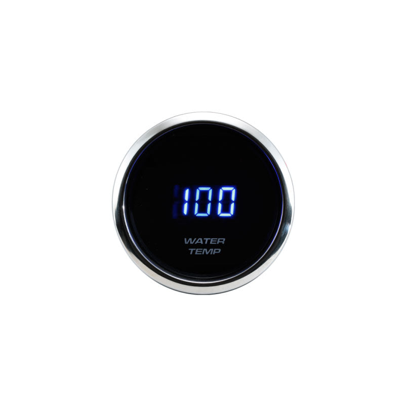 Depo Racing Water Temp Gauge 52mm Digital Polished Stainless Steel Bezel