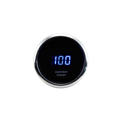 Depo Racing Water Temp Gauge 52mm Digital Polished Stainless Steel Bezel
