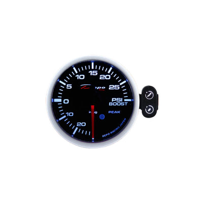 Depo Racing 7 Colour Boost Psi Stepper Motor Gauge 52mm, Race, Drift, Turbo