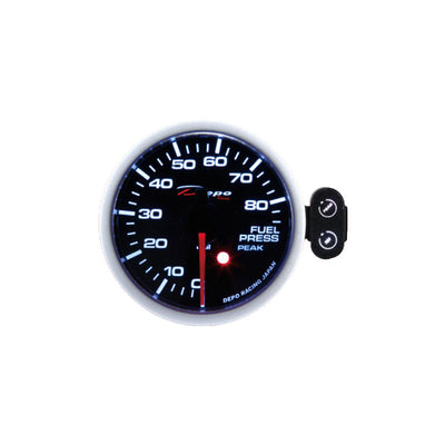 Depo Racing 7 Colour Fuel Pressure Stepper Motor Gauge 52mm, Race, Drift