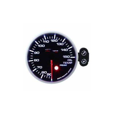 Depo Racing Oil Temp Stepper Motor Electric Gauge 52mm, Race, Drift