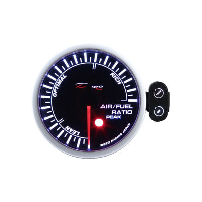 Depo Racing Air Fuel Ratio Stepper Motor Gauge 60mm, Race, Drift, Performance