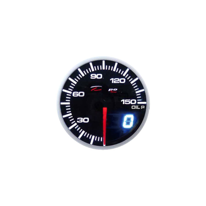 Depo Racing Oil Pressure Stepper Motor Gauge 52mm Dual View, Race, Drift