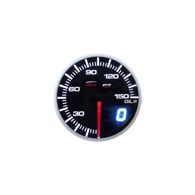 Depo Racing Oil Pressure Stepper Motor Gauge 52mm Dual View, Race, Drift