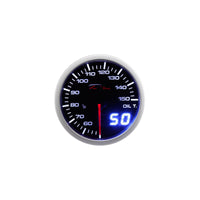 Depo Racing Oil Temp Stepper Motor Gauge 52mm Dual View, Race, Drift