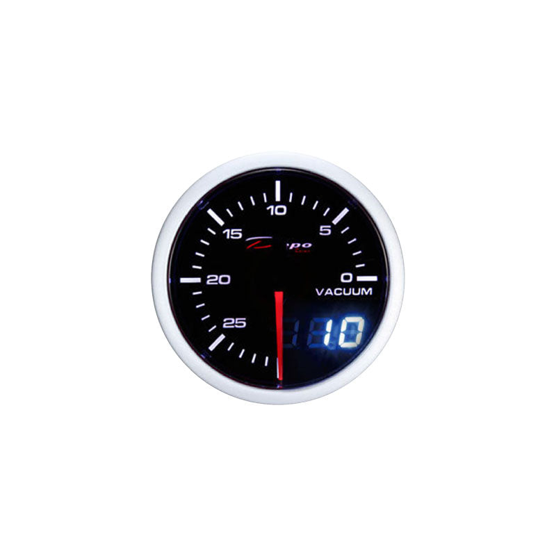 Depo Racing Vacuum Stepper Motor Gauge 52mm Dual View, Race, Drift