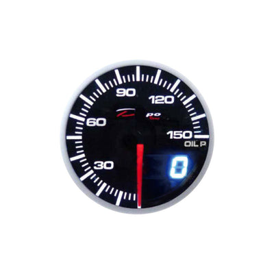 Depo Racing Oil Pressure Stepper Motor Gauge 60mm Dual View