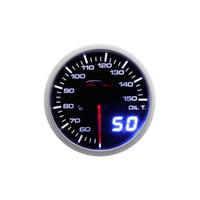 Depo Racing Oil Temp Stepper Motor Gauge 60mm Dual View, Race, Drift
