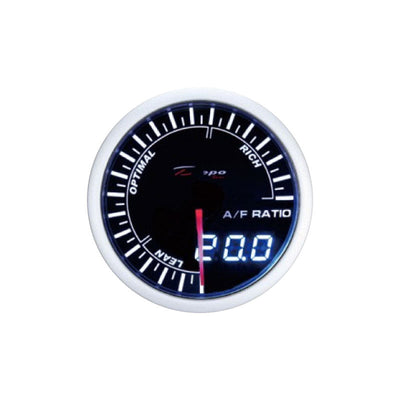 Depo Racing Air Fuel Ratio Stepper Motor Gauge 60mm Dual View, Race, Drift