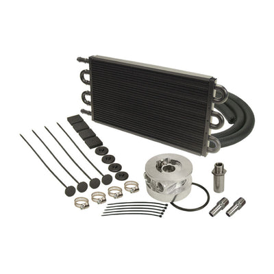 Derale 6 Pass Series 7000 Aluminium/Copper GM V8 Engine Oil Cooler Kit 15503