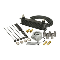 Derale 10 Row Series 10000 Stack Plate Universal Engine Oil Cooler Kit 15602