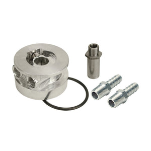 Derale GM Thermostatic Sandwich Adaptor Kit 1/2" NPT Ports Chev V8 15720