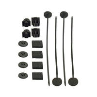 Derale Electric Fan Mounting Kit Plastic Rods Clips and Mounting Feet 16744