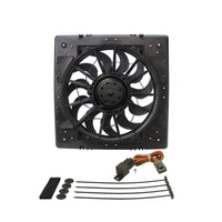 Derale High Output Single 13" Electric Rad Fan Assembly Moulded Shroud 16926