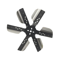 Derale 17" Flex Fan Heavy Duty Stainless Steel Standard Rotation Black Hub 17017
