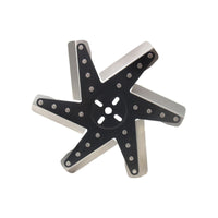 Derale 13" High Performance Flex Fan Stainless Steel Black Hub 19113