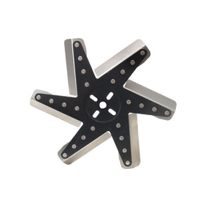 Derale 13" High Performance Flex Fan Stainless Steel Black Hub 19113