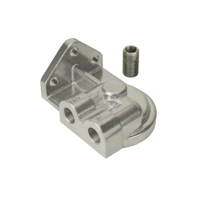 Derale Single Left 3/8" NPT Port Filter Mount With 3/4"-16 Filter Threads 25750