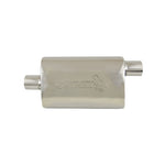 Polished T-304 Stainless Steel Muffler Centre/Offset 2-1/2"