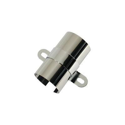 Chrome Canister Coil Cover with Chrome Mounting Bracket