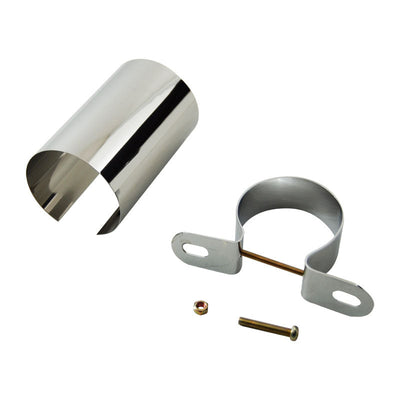 Chrome Canister Coil Cover with Chrome Mounting Bracket