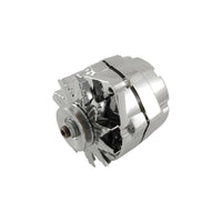 Chrome GM Style 1 Wire 100AMP Internal Regulator Alternator