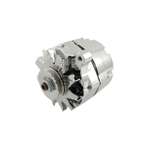 Chrome Ford 1G Style 100AMP Alternator With Internal Regulator