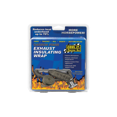 Thermo-Tec Carbon Fiber Exhaust Insulating Wrap 2 In. Wide 50 Ft. Roll 11042