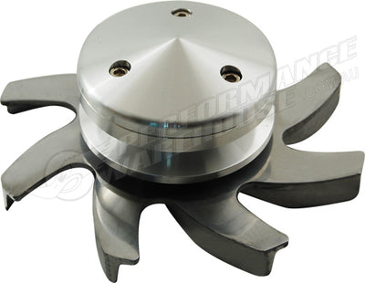 GM Aluminium Alternator Fan And Pulley Set SBC BBC Chev Olds Pontiac