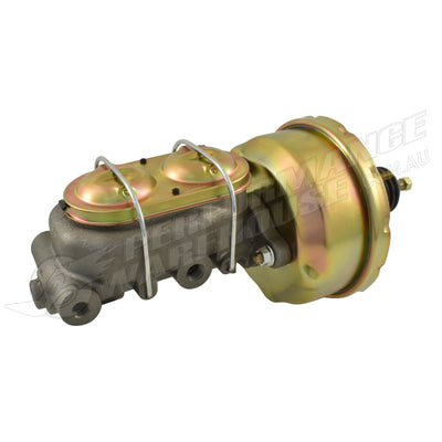Universal 1" Bore GM Style Master Cylinder & 7" Zinc Single Brake Booster