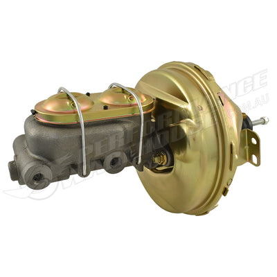 Universal 1-1/8" Bore GM Style Master Cylinder & 9" Zinc Single Brake Booster