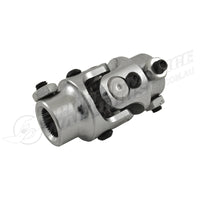 Stainless Steel Steering U-Joint 3/4" -36 Spline to 3/4" DD