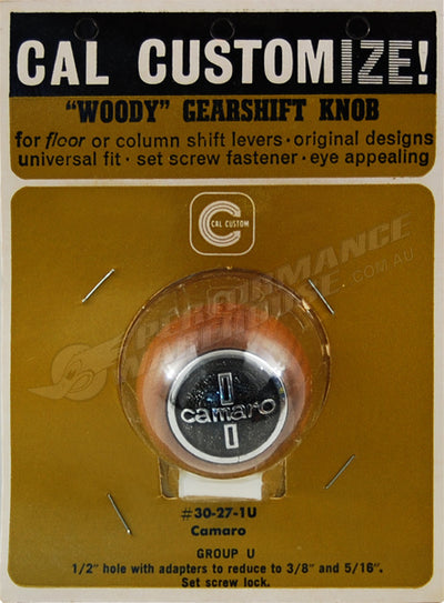Camaro Woody Shift Knob Vintage Cal Custom