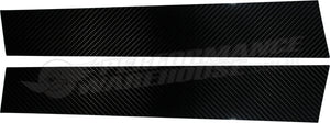 Carbon Fibre Pillar Panels (Pair) Peugeot 206 2 Door 1999