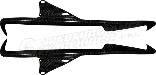 Carbon Fibre Eyelids Front Light Peugeot 206 (Pair)