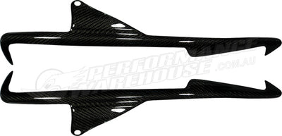 Carbon Fibre Eyelids Front Light Peugeot 206 (Pair)