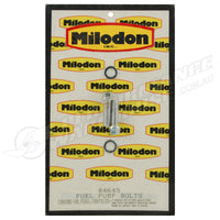 Milodon Chrome Fuel Pump Bolt Kit suits Small Block & Big Block CHEV SBC BBC