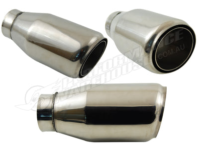 Tanabe Slant S.S. Exhaust Tip Extension  68mm Inlet 102mm Outlet 220mm Overall