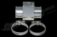 Aluminium Radiator Hose Temp Sensor Adaptor T-Joint 30mm Inlet/Outlet