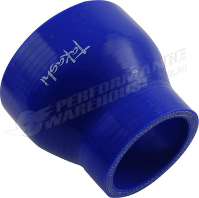 Blue 2' to 3' 51mm-76mm Silicone 90 Degree Reducer Elbow